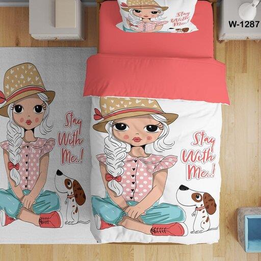 روتختی تک نفره 3بعدی  جدید چهار تیکه برند رویال با دوسال ضمانت